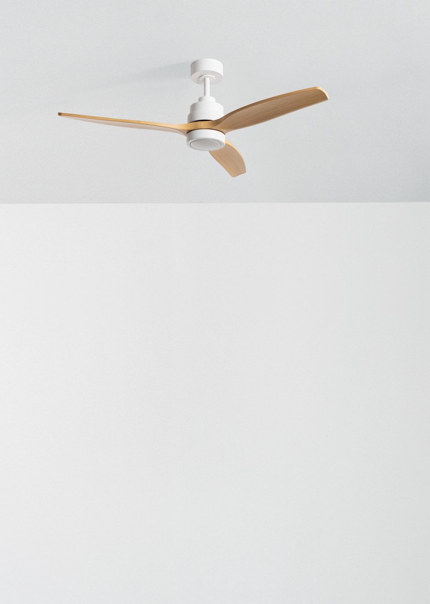 CREATE - Stille plafondventilator van 40 W met technische ABS-bladen, verkrijgbaar in verschillende maten - M - Met licht - Afstandsbediening - WIND STYLANCE – foto 2