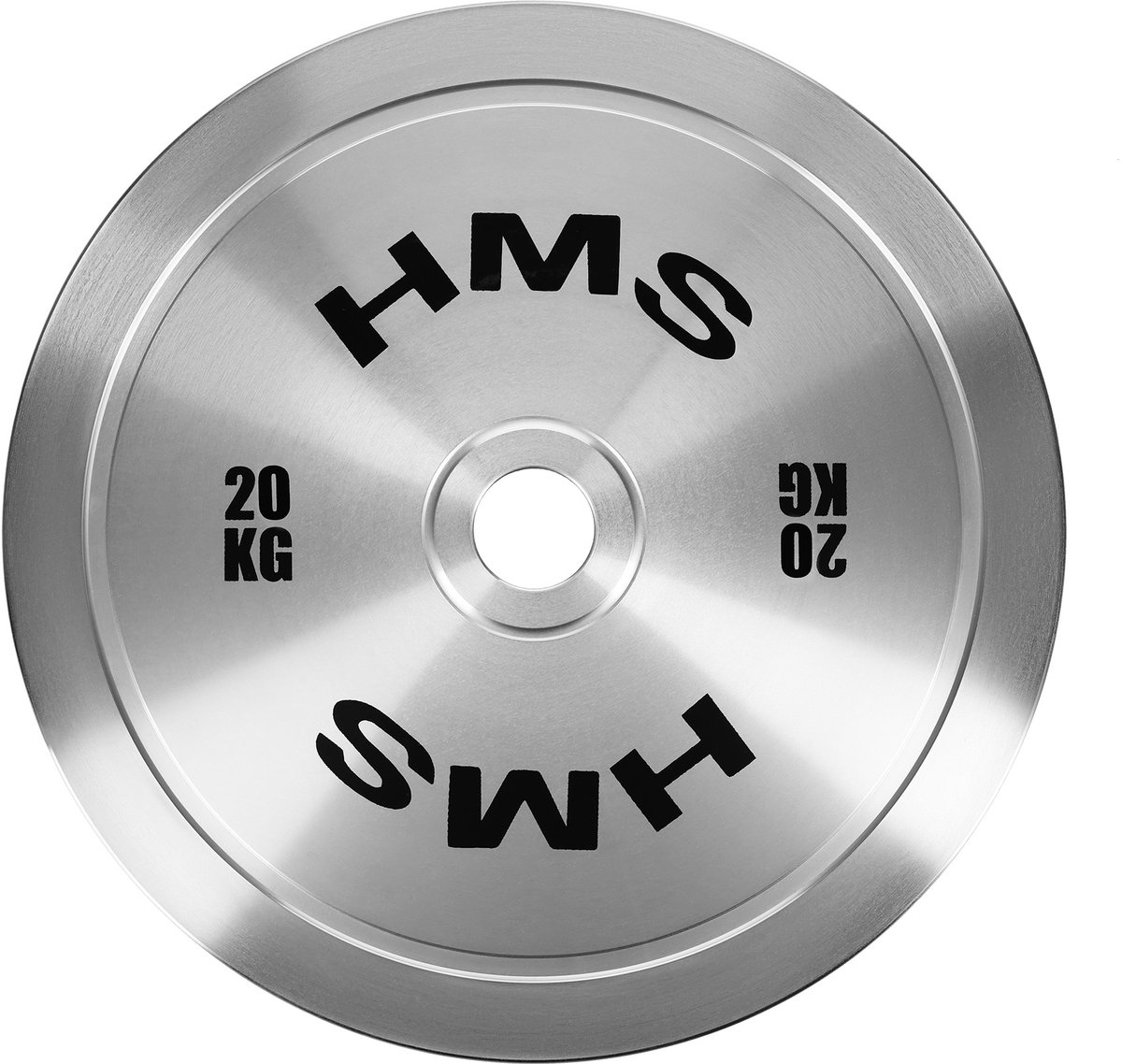 Olympische Halteringsschijf 2x20kg Staal - Precisie & Duurzaamheid