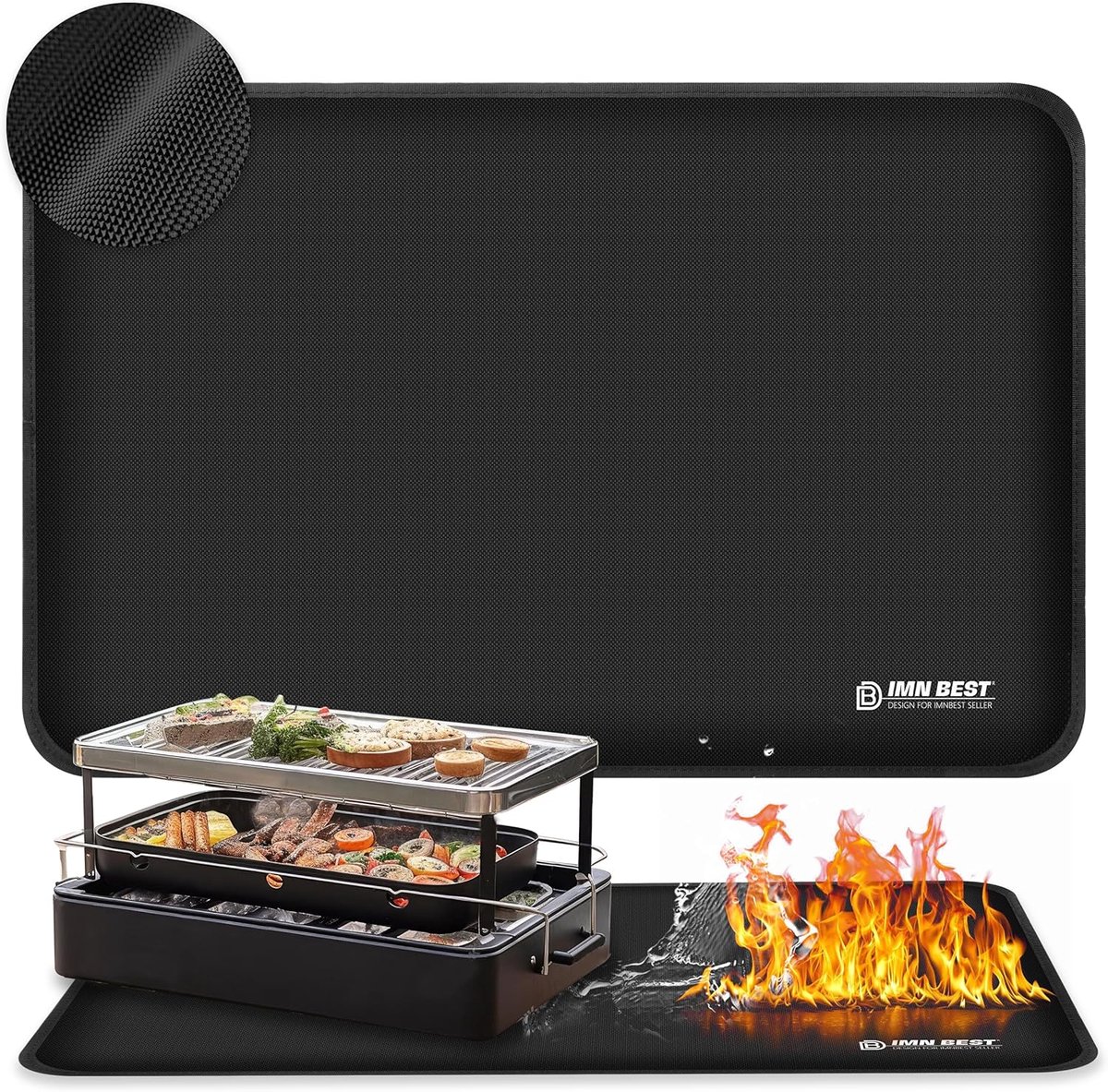 Hittebestendige onderlegger voor buiten grillen - Bescherming van tuintafel