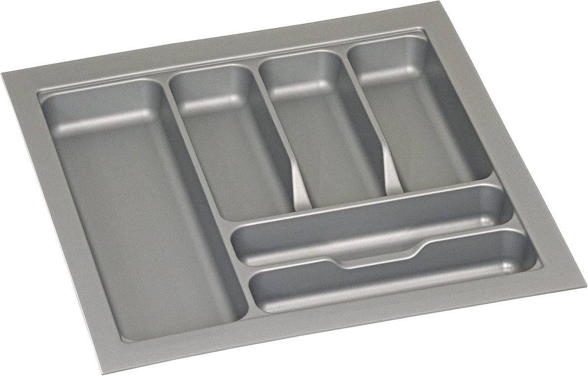 Bestekbak - Lade organizer - Keuken organiseren - Op maat te maken - 50x50 cm - Grijs