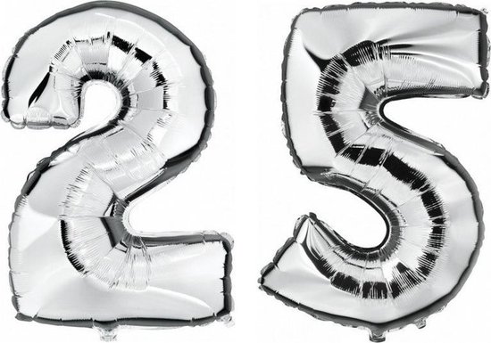 Décoration Pour Les Numéros De Ballons à L'hélium Du 25e