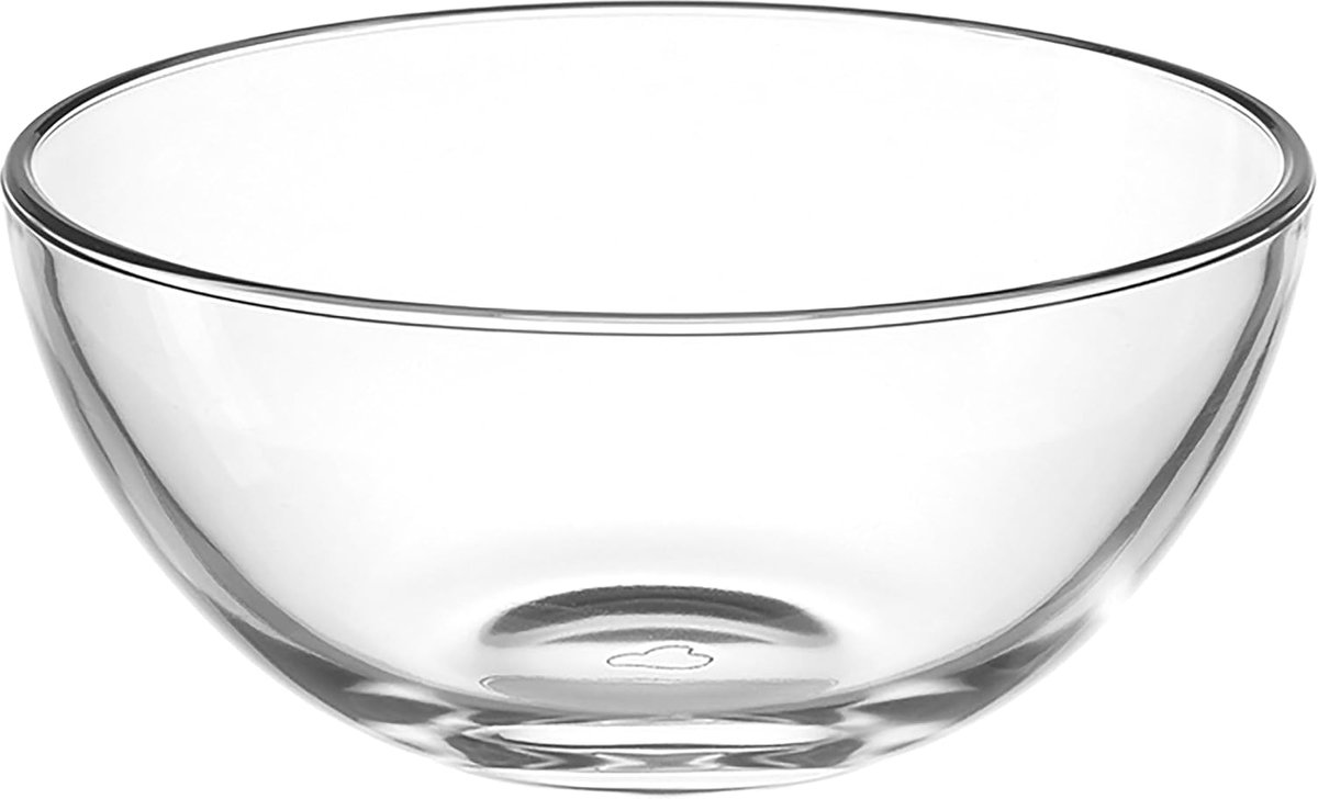 Glas schaalset 4-delig - Stapelbare saladeschalen voor fruit en hapjes