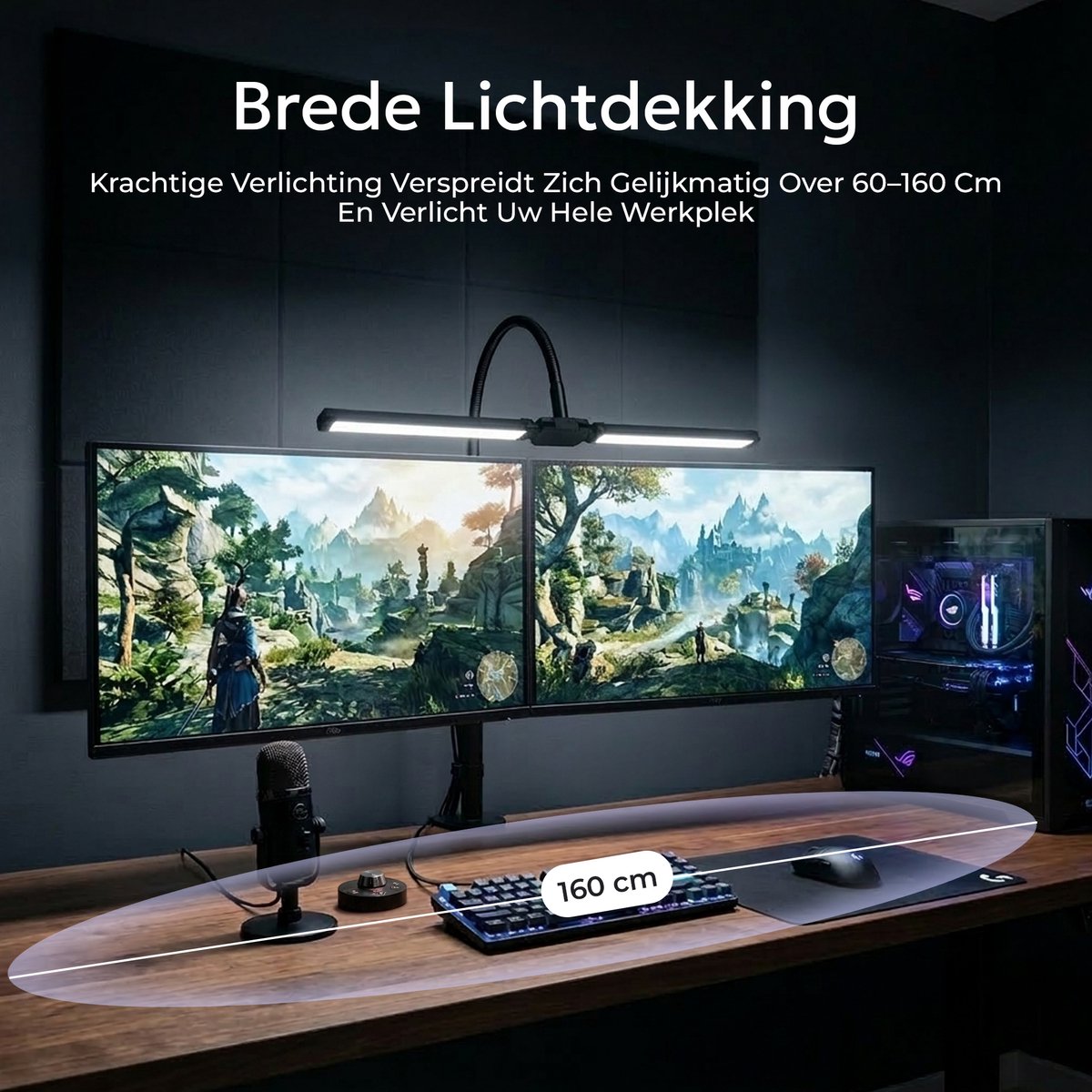 TM&DY Bureaulamp XL - Flexibel verstelbare LED met klem thumbnail 7