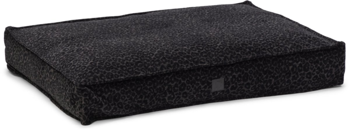 Designed By Lotte Ortho Ligkussen Wild Essence Antraciet - 100x70 cm - Hondenkussen