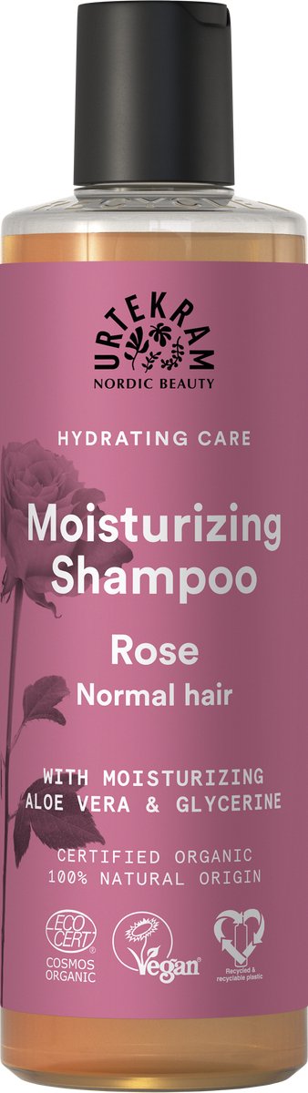 Urtekram Normaal Haar Shampoo -  250ml - Rozen