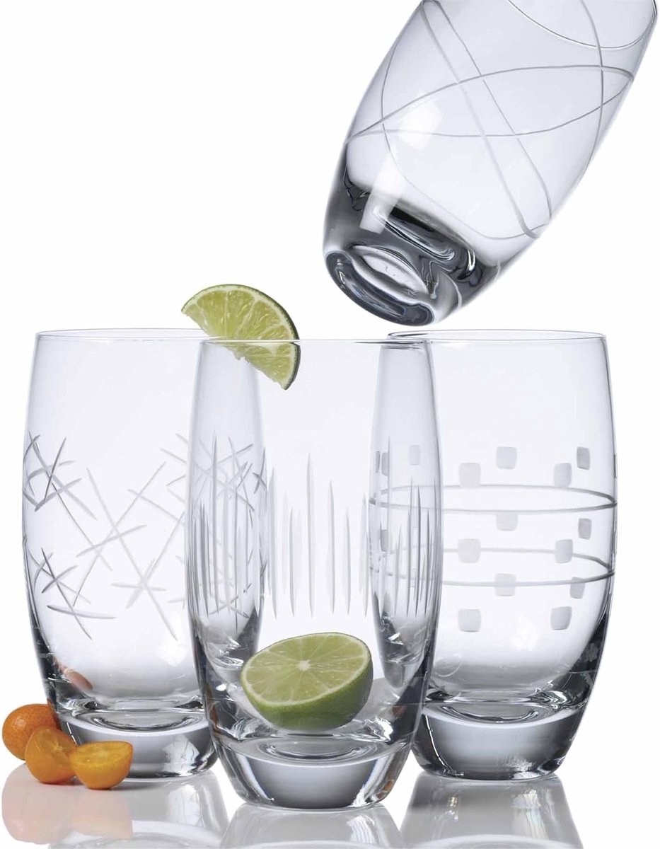Gallerie Radiance Drinkglazen 20 oz, Set van 4 Stuks