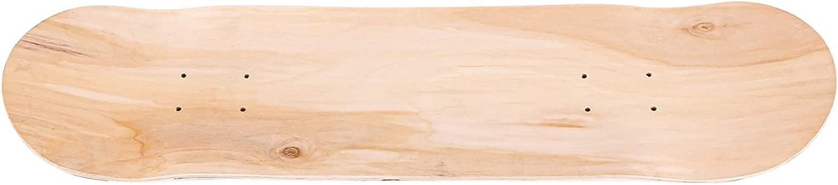 8-laags maple skateboard deck met double concave natuurlijke uitstraling