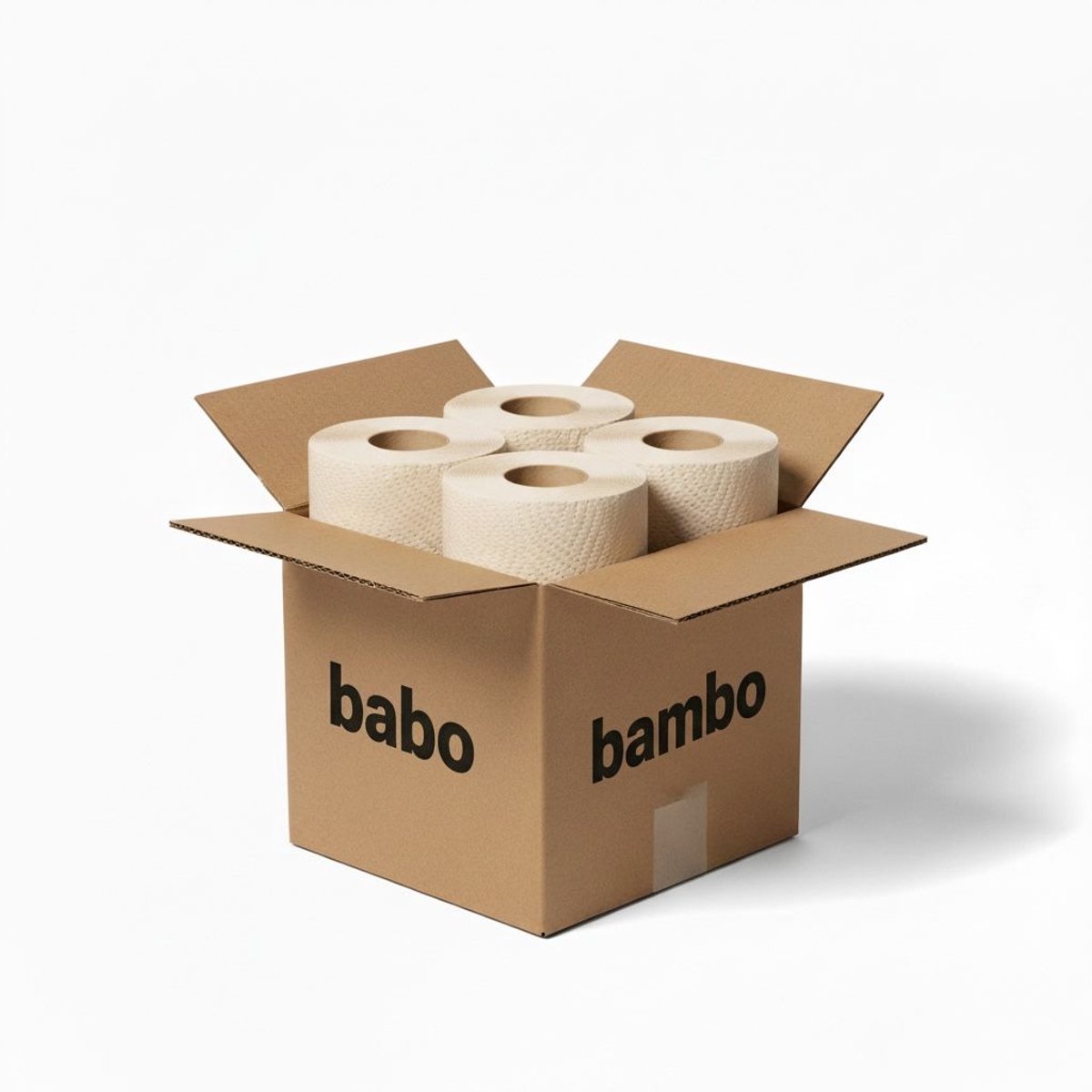 XL Bamboe Keukenrollen 2-Laags, 120 Vellen (4 Rollen = 8 Rollen) ( 4 x 120 = 480 vellen )