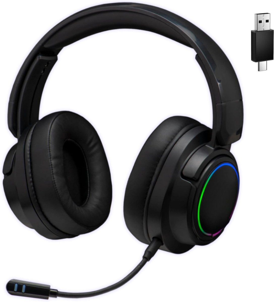 DYNA® Game headset draadloos - Headset - Game headset - Gaming headsets - Zwart -21cm x 19cm x 10cm; 360 g