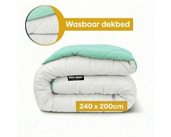 Dekbed-Discounter - EazySleep Dekbed Zonder Overtrek 240 x 200 cm - Warmteklasse 3-4 - Wasbaar op 40 graden - Wasbaar dekbed - Cool Touch Technology