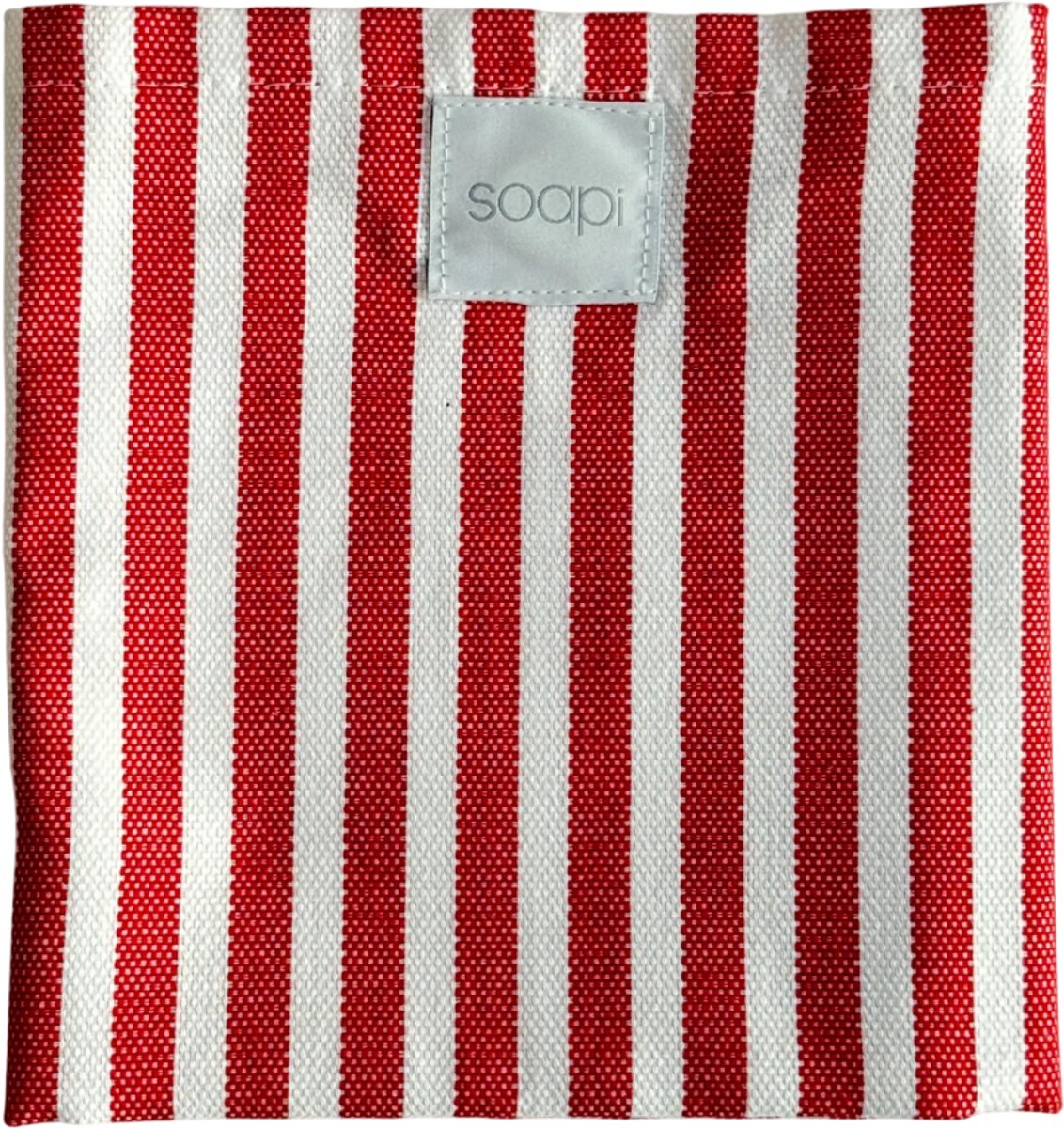 SOAPI Keukendoek – Rood-wit gestreept – Magnetisch – 100% Katoen