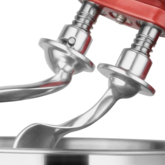 Planetaire Keukenmachine Rood - Kneedmachine 5.3L RVS Kom en Accessoires — afbeelding 2