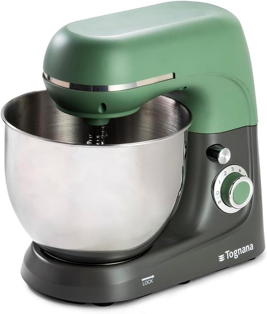 Planetaire Keukenmachine Rood - Kneedmachine 5.3L RVS Kom en Accessoires — afbeelding 4