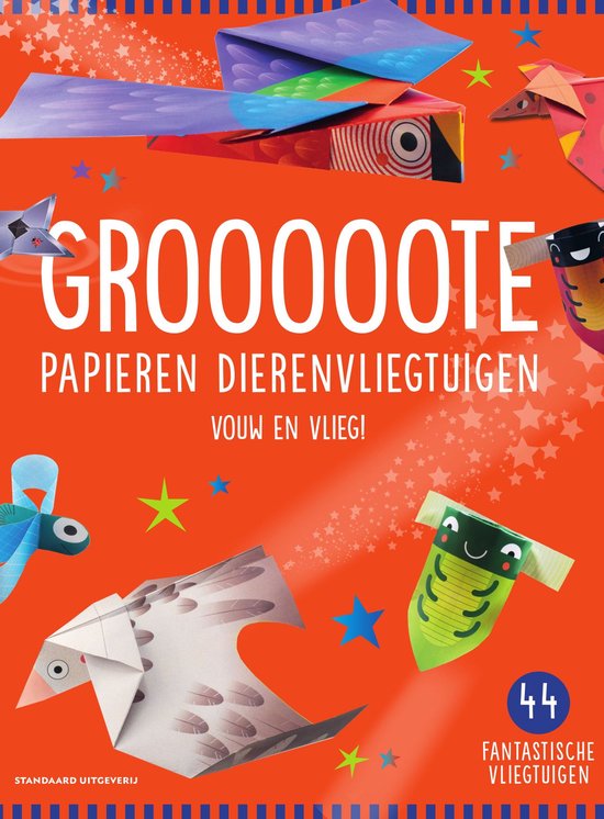 Grooooote papieren dierenvliegtuigen - cover
