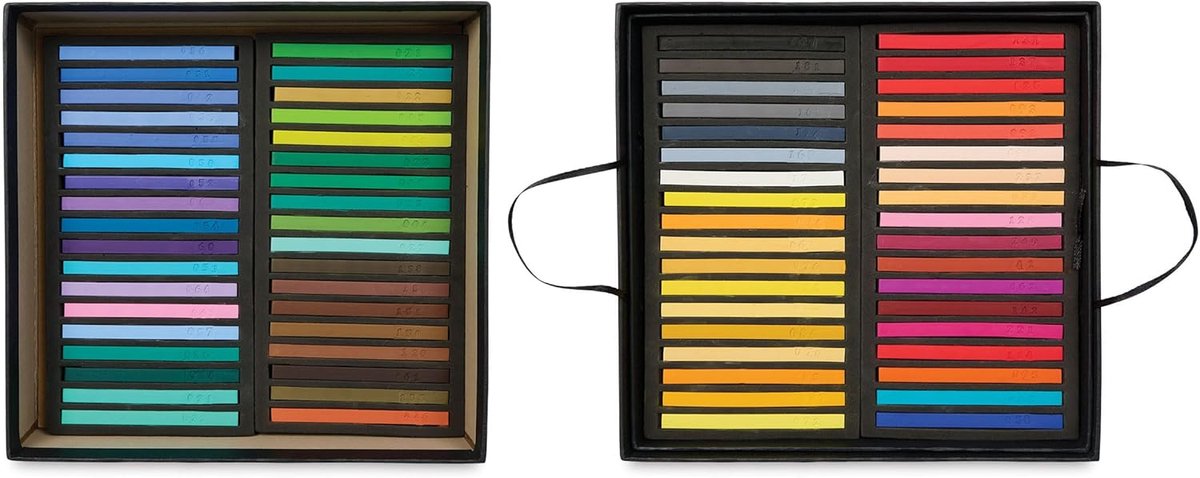 Hard Vierkant Pastels Set van 72 Zacht en Levendig