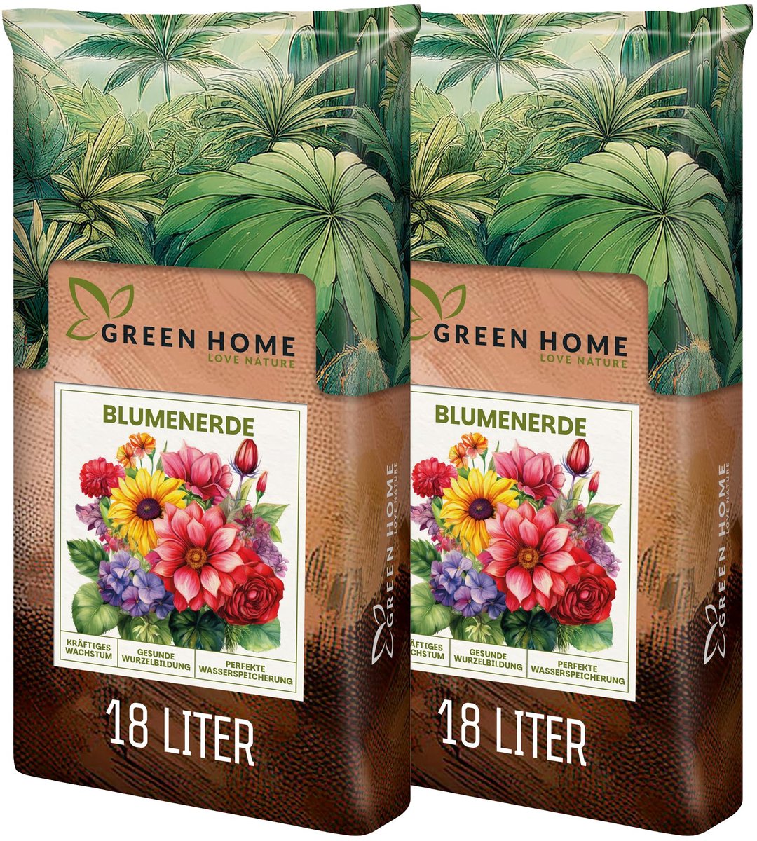 Green Home Potgrond - Voor binnen en buiten - Gebruiksklaar - 36 Liter