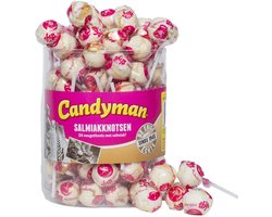 Candyman - Salmiakknotsen - 60 stuks