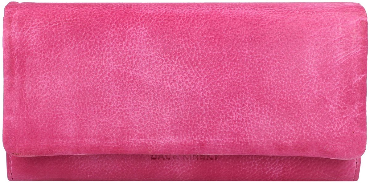 Jack Kinsky Nassau Portemonnee Leer 19 cm - Dames - Horizontaal - pink