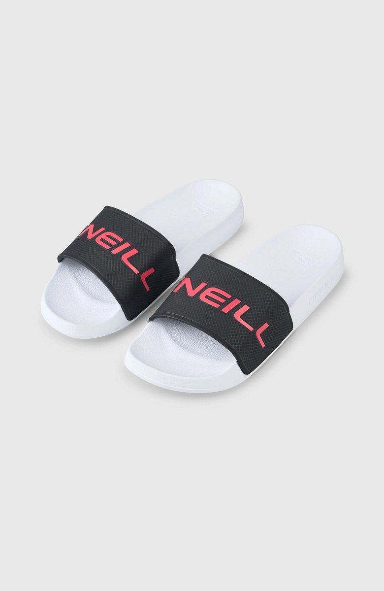 O’Neill Slipper Logo Slides Heren Wit