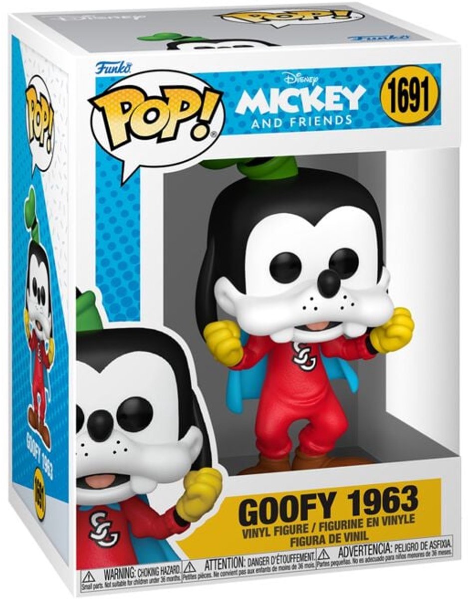 Mickey Mouse Goofy 1963 vinylfiguur 1691 Unisex Funko Pop! - Neutraal - Standard
