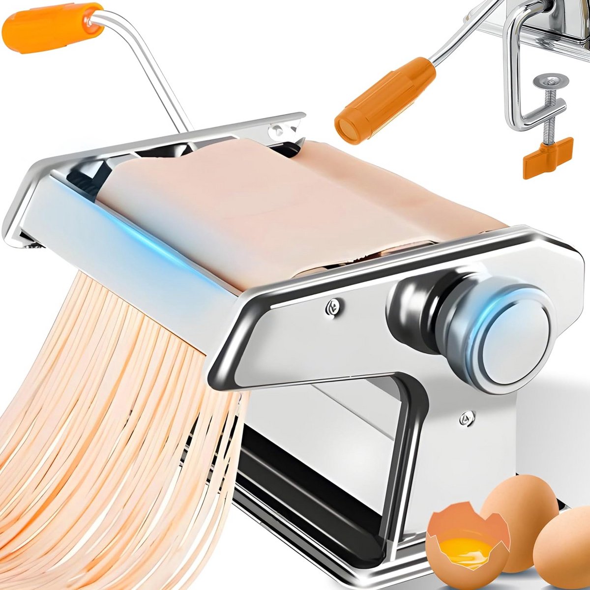 Pastamachine - Pastamaker - Spaghetti en Lasagne Machine - Pastaplaat