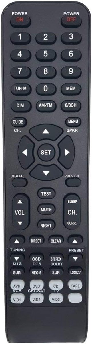 Universele Vervangende Afstandsbediening voor Harman Kardon AVR350 Receiver