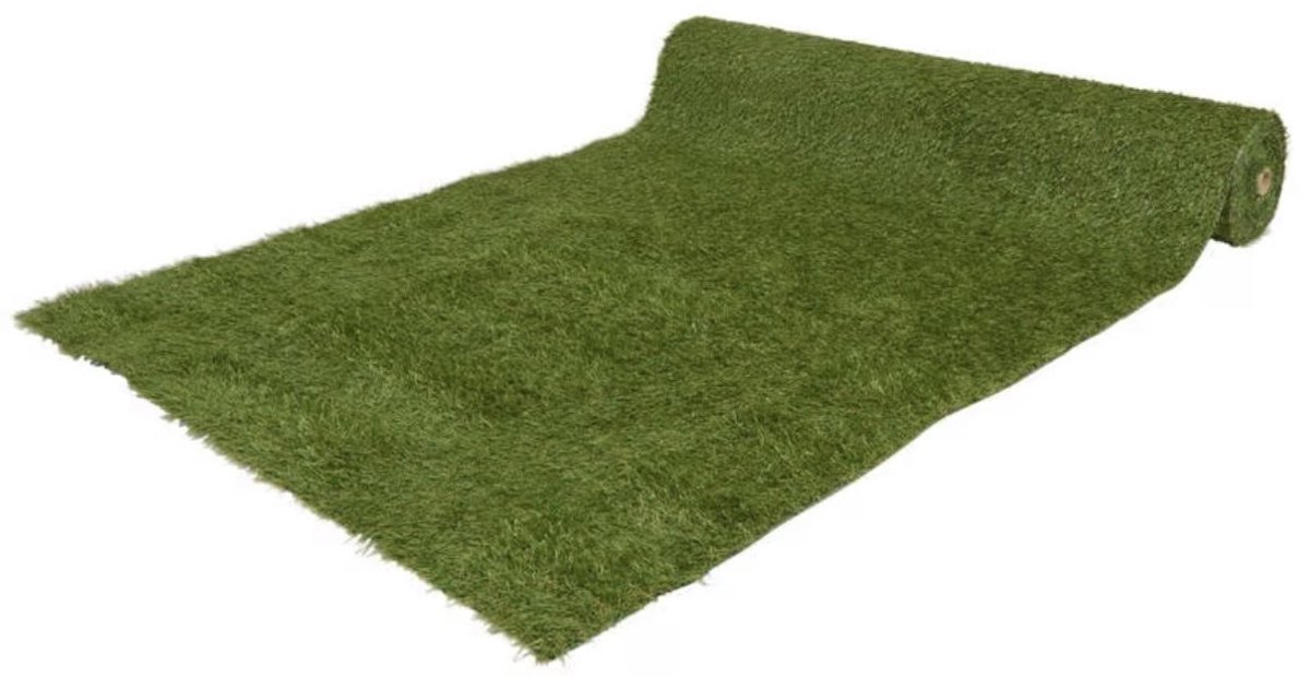 Kunstgras 20 mm – 1 x 8 Meter – Realistische Tuinmat voor Balkon, Tuin en Terras