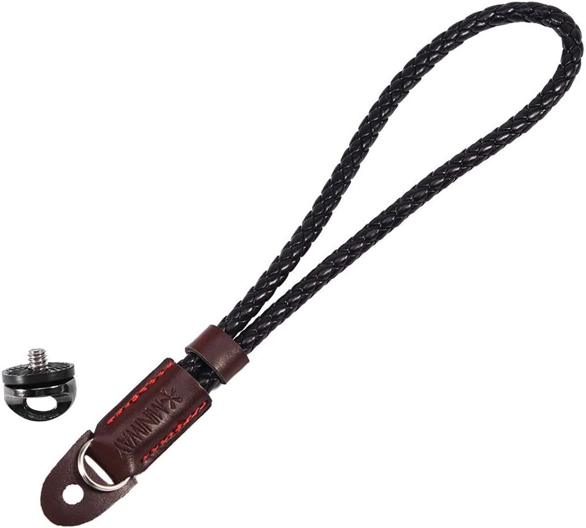 Camera Polsband - Handgreep Lanyard - Stabilisator Gebruik - Verstelbare Schroefbevestiging - 21.5cm Lengte - Zwart