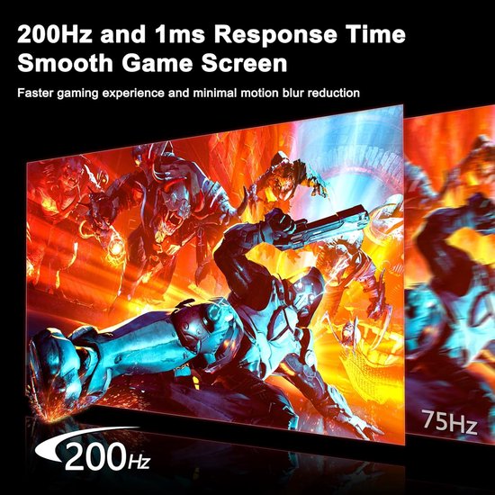 27 inch Gaming Monitor 200Hz Snel IPS Paneel — afbeelding 5
