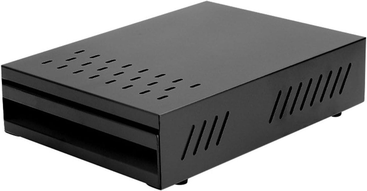 Afklopcontainer koffiedik roestvrij staal zwart 34,5x25x8 cm