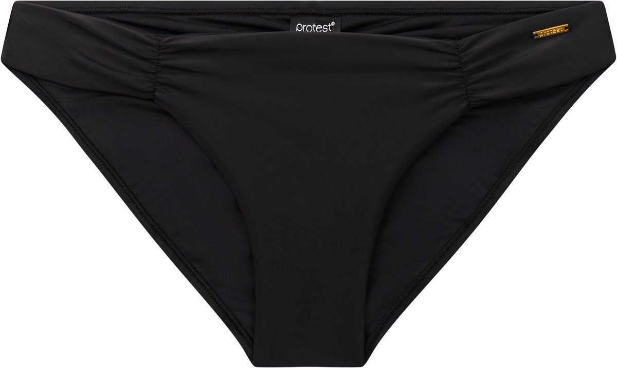 Protest MIXKristal - Bikini broekje Dames - Normale pasvorm - Medium dekking - Zwart