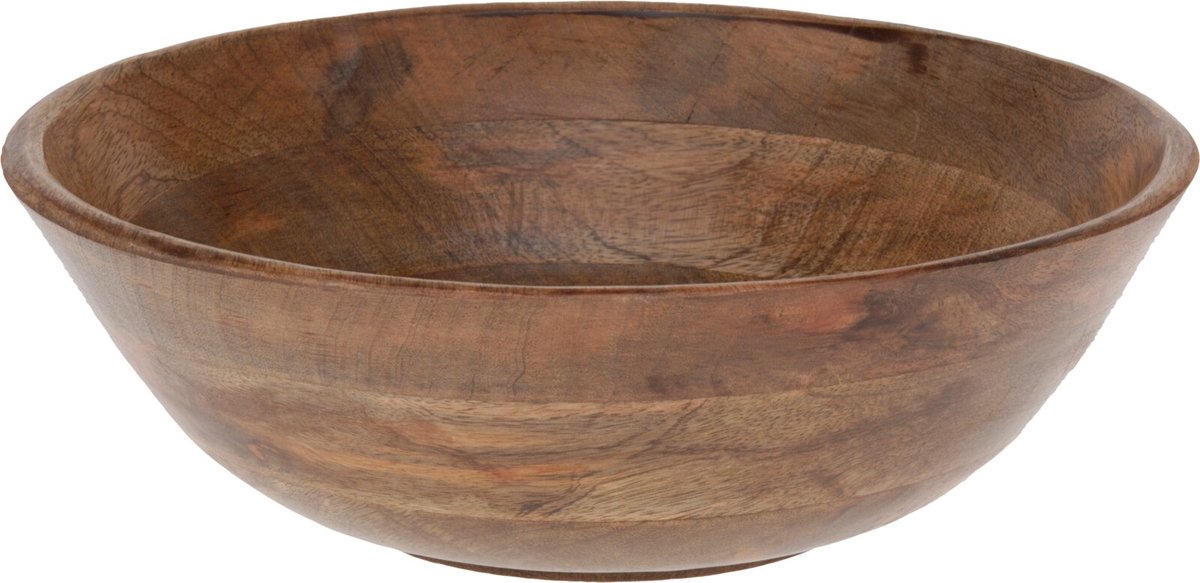 Schaal - Mangohout - 30x10 cm - houten schaal