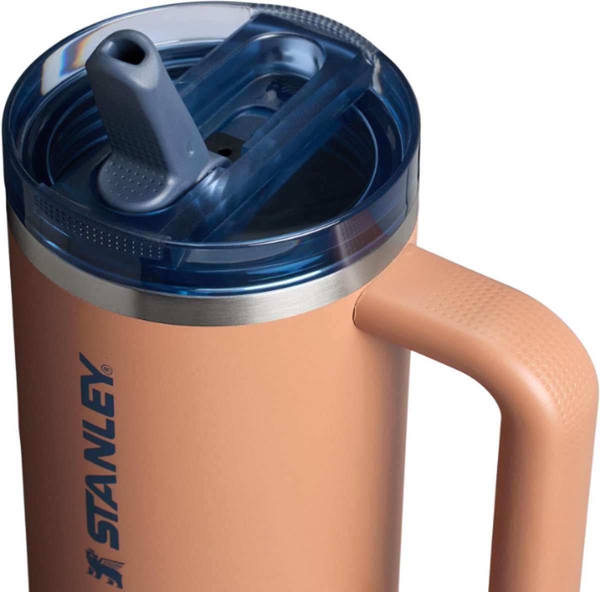 Stanley Quencher ProTour Flip Straw Tumbler 0.89L (Toast VRT) - Lekvrije Thermosbeker met Flip Straw & Handvat – Geïsoleerde RVS Drinkbeker – BPA-Vrij – Cupholder Geschikt – Ideale Reisbeker voor Water, Iced Coffee & Sport – foto 4