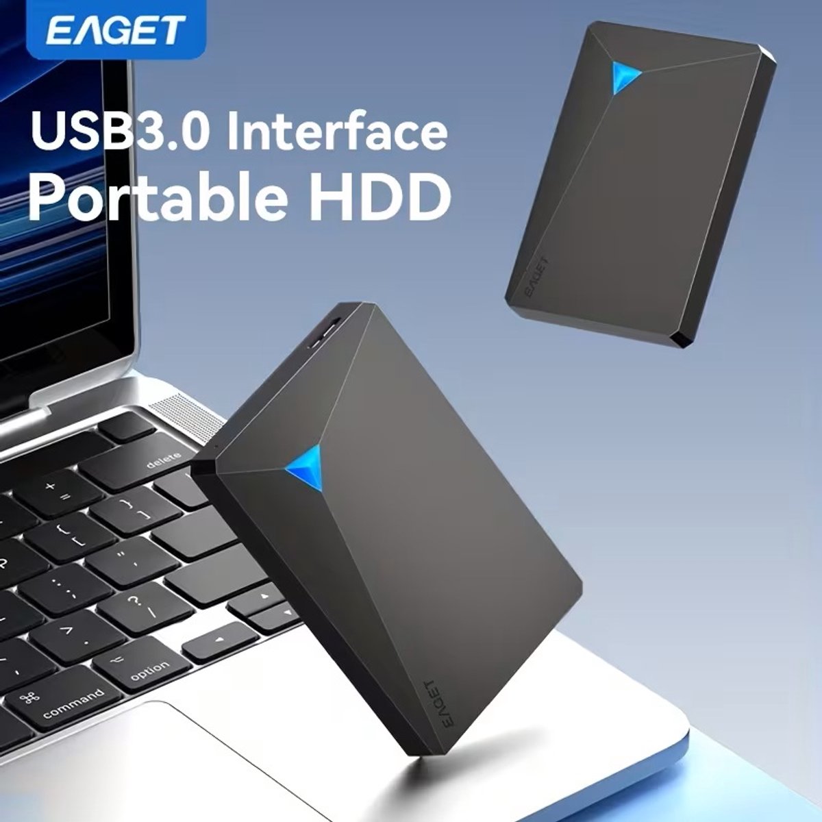 HDD-250GB-Eaget-Externe harde schijf-2,5 inch
