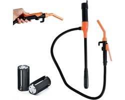 Elektrische Hevelpomp - vloeistofpomp - elektrische transferpompen - Verstelbaar - hevelpomp brandstof - multifunctionele draagbare brandstof - Overhevelingspomp - Werkt op Batterijen - geschikt voor het verwarmen van olie, water en gas