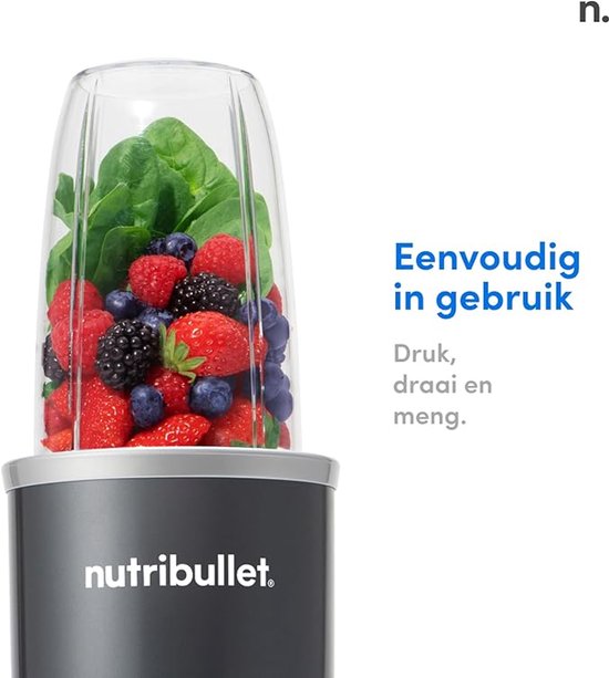 Jurrys Smoothie Maker 600W - Blender To Go 710ml - Elektrische - Multifunctionele Mini Blender - BPA-vrij - Grijs van Merkloos — afbeelding 3