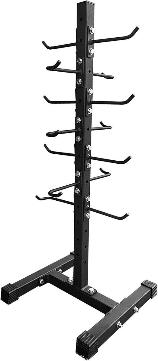Kabelbevestigingsrek voor lat-pull-down bar - Zware stalen fitnessoplossing en lat-bar-organizer