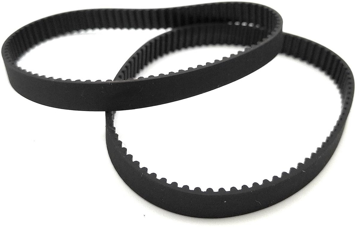 Gesloten GT2 Tandriem 10mm - 168mm Lengte - 2 Stuks - Glasvezel Versterkt