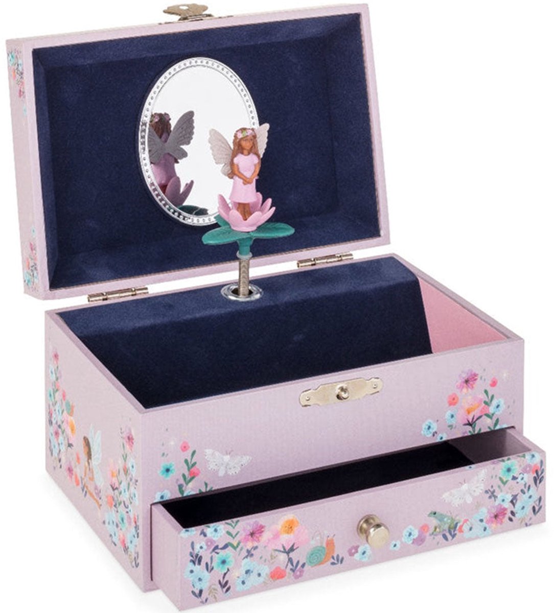 Petit monkey sieradendoosje met muziek fairy dragon