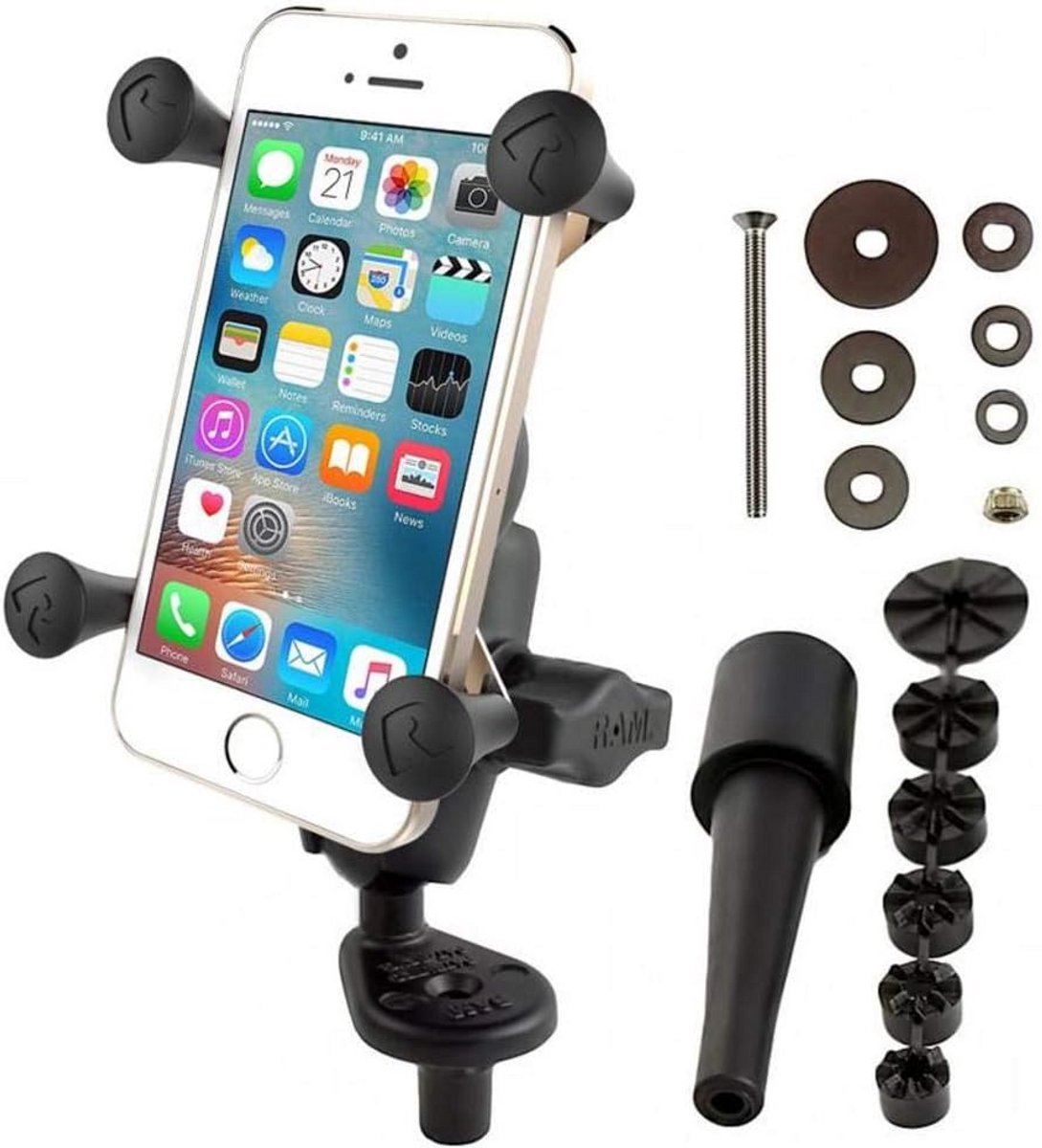 Universele X-Grip Telefoonhouder met Motorvorkstandaard