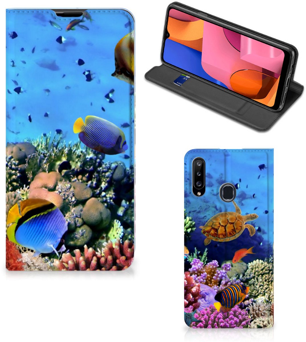Samsung Galaxy A20s Hoesje maken Vissen