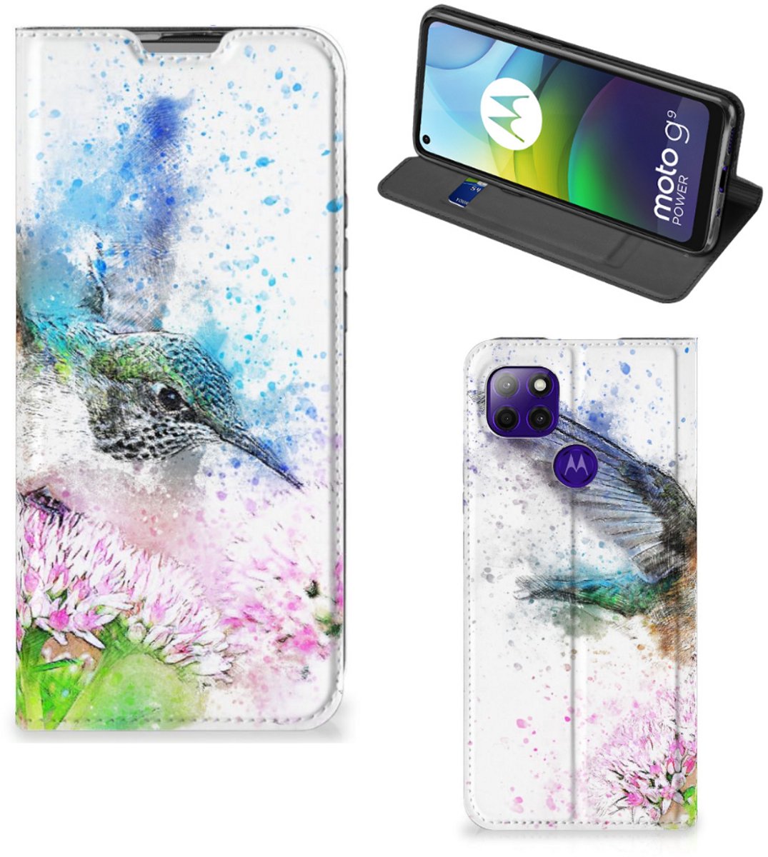 Bookcase Motorola Moto G9 Power Vogel