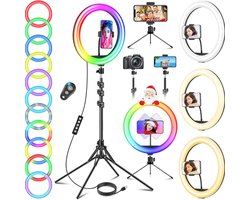 CLVP® Ringlamp met Statief - Ring Light - Verstelbaar - Led Verlichting