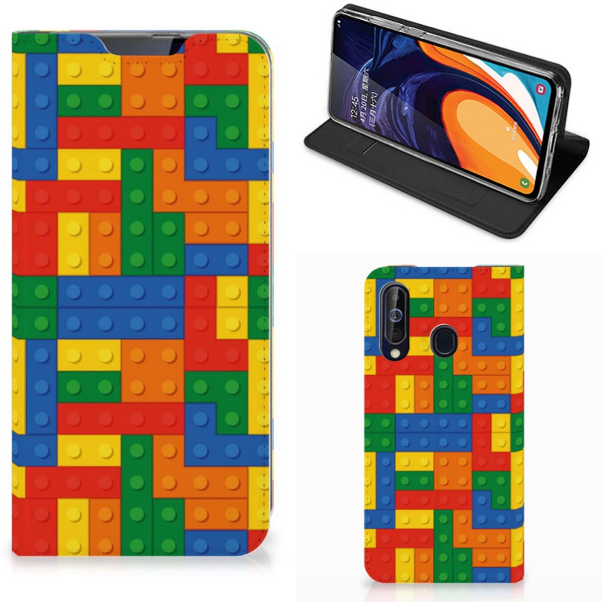 Samsung Galaxy A60 Hoesje met Magneet Blokken