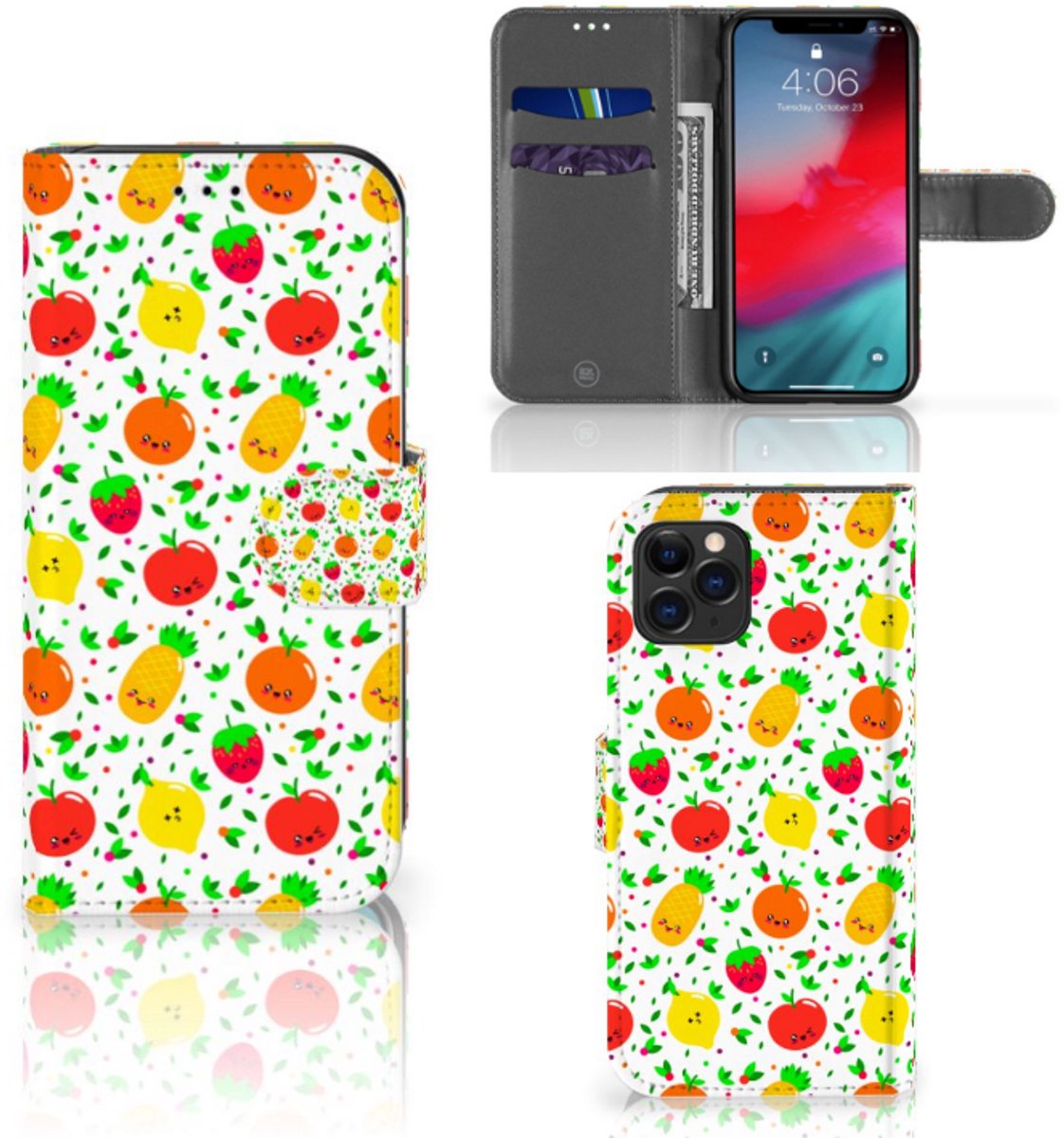 Apple iPhone 11 Pro Book Cover Fruits