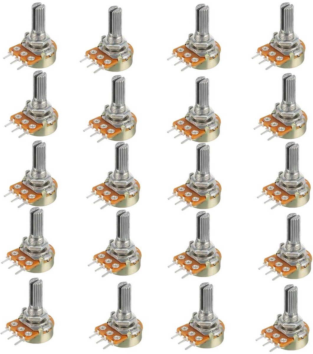Potentiometer 5K Variabele Weerstand 15mm 3 Pinnen