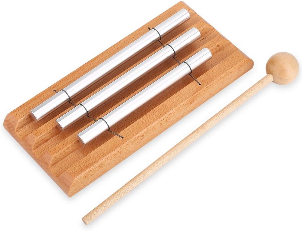 Drie Tonen Meditatie Bel - Percussie Instrument voor Muziekeducatie