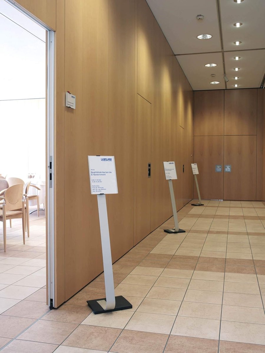 Vloerstandaard Informatie Schild A4, Rotatable van Portret naar Landschap