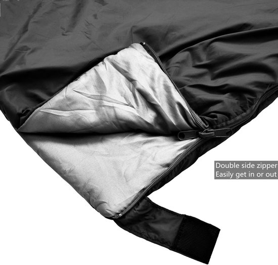 Ultra lichte rechthoekige slaapzak voor outdoor camping - geschikt voor kinderen, jongeren en volwassenen - lente, zomer en herfst - waterdicht en compact Slaapzak van Quechua — afbeelding 5