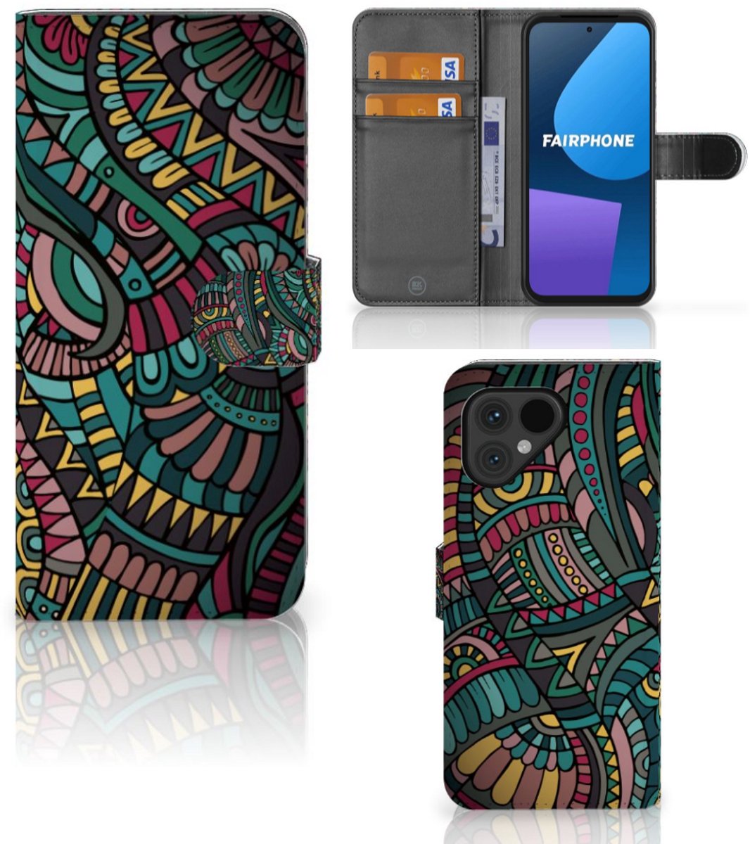 Fairphone 5 Telefoon Hoesje Aztec